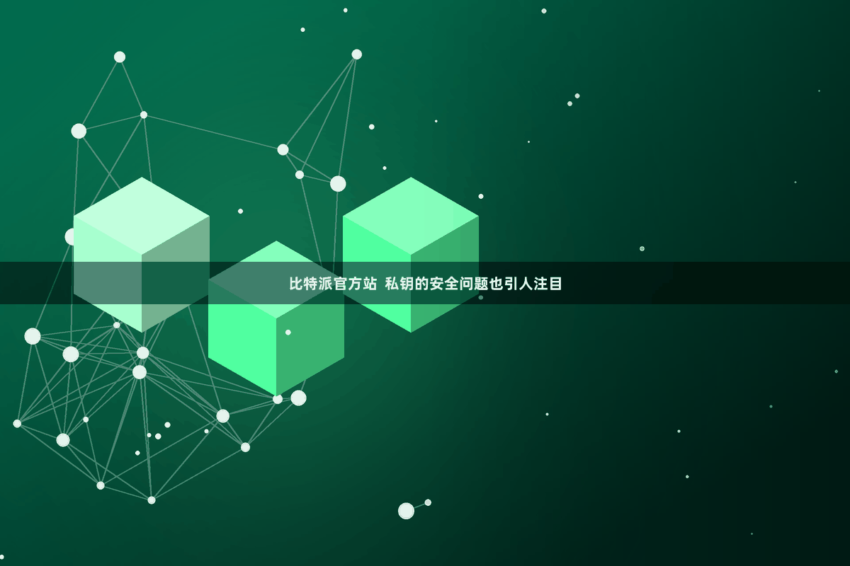比特派官方站  私钥的安全问题也引人注目